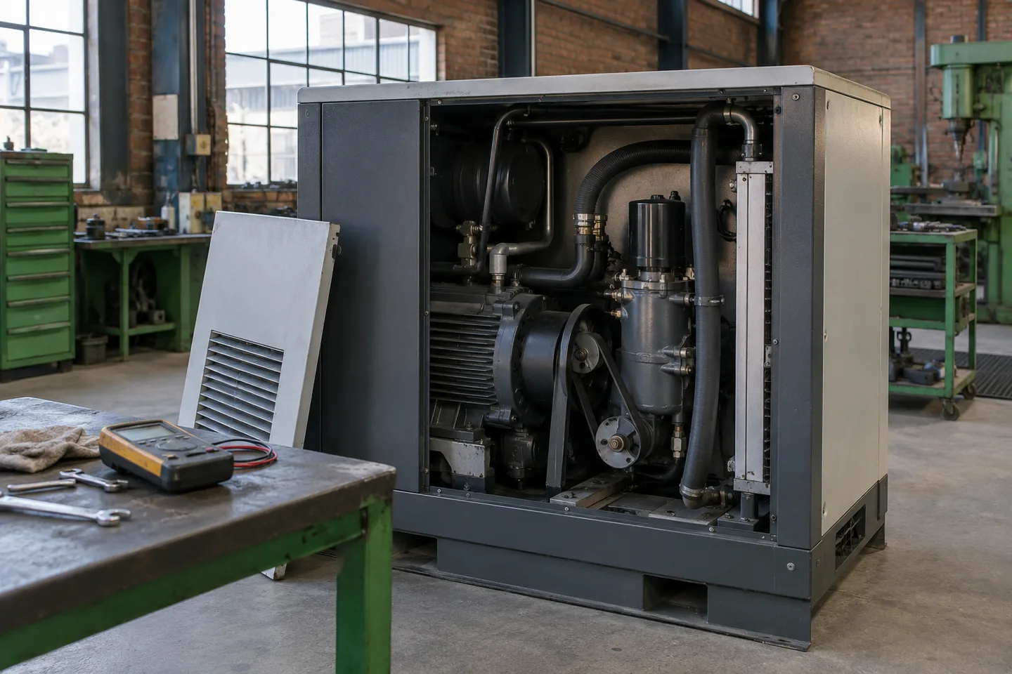 Industrial compressor equipment
